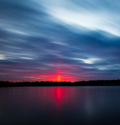 Sunset at Serpent Lake 1